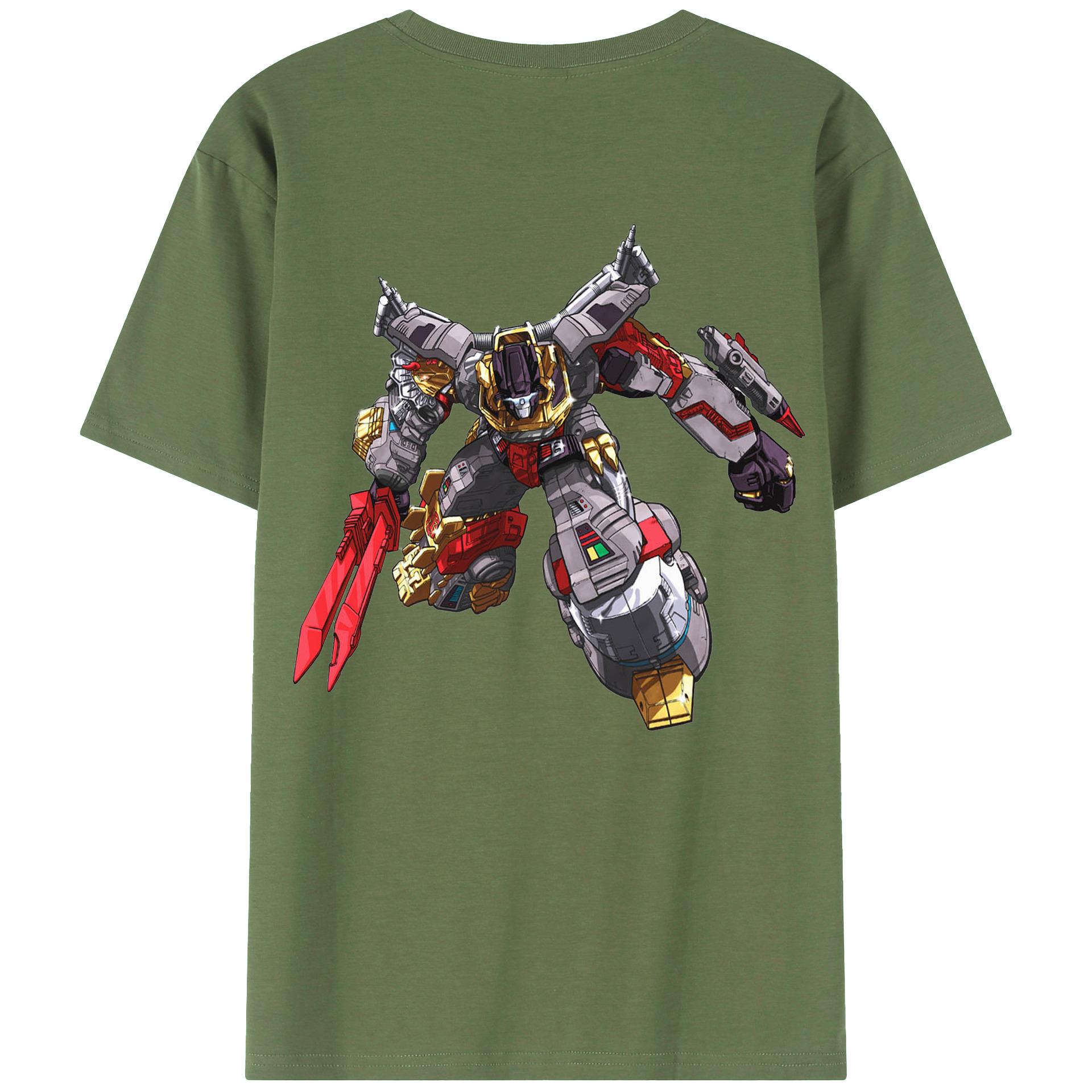 （画像用）  綿100％ メンズ半袖Tシャツ（バックプリント） 通気性